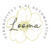 neutral minimalist flower boutique logo
